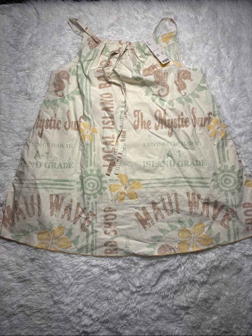 NWT BDG From Urban Outfitters Surfer Print Mini Dress Size S